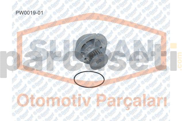 SUPSAN PW0019-01 Pompa Devirdaim Opel Astra / Corsa / Vectra 1.4i 16v Eng. X14xe/ Z14xe - 1.6i 16v Eng. X16xel/ Z1