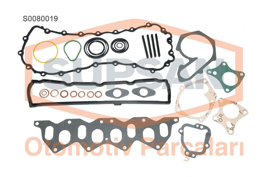 SUS-S0080019 Motor Takim Contasi (Kecelisiz) Silindir Kapaksiz ( Renault   Kangoo 1.9d F8q Ym )