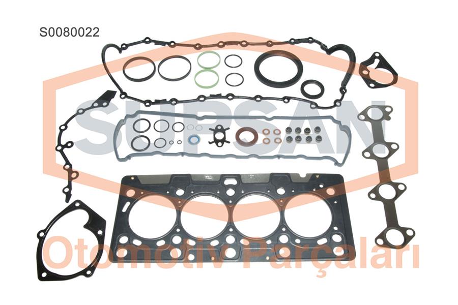 SUPSAN S0080022 Conta Tam Takim Renault Kangoo/Clio/Megane 1.5 Dci (Eng. K9k) Vr Keçeli, Skc Li
