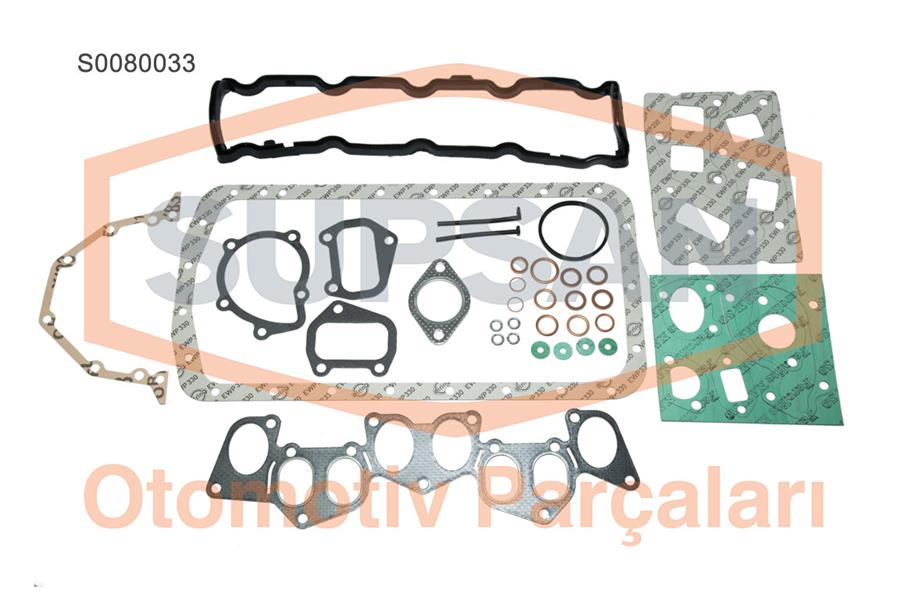 SUPSAN S0080033 Takim Conta Komple Skc Siz P205-C15-Partner-Berlingo-Xsara-Expert-Jumpy-Scudo Xud7 1.9 Xud9