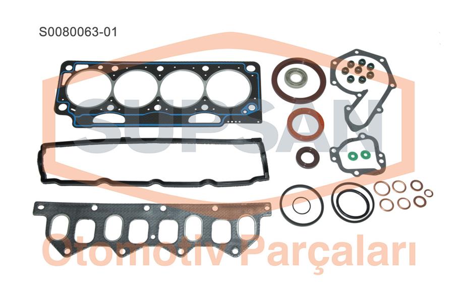 SUPSAN S0080063-01 Conta Tam Takim Renault Laguna 1.8 8v 1993 Eng. F3p - 2.0 8v 1993 Eng. F3r