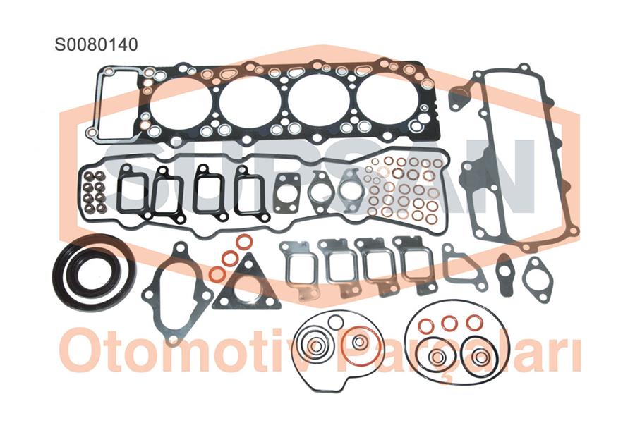 SUPSAN S0080140 Conta Tam Takim Mitsubishi Canter Fuso - Eng. 4m40-4m40t Fe511-Fe531 / Pajero Eng. 4m40-4m40t