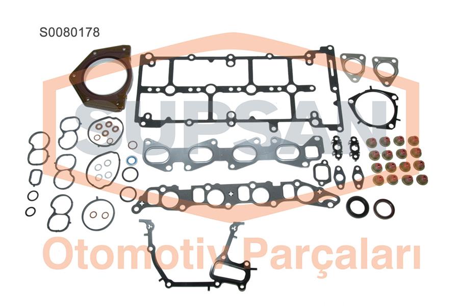 SUS-S0080178 Motor Takim Contasi Keceli-Subap Lastikli- Skc'Siz ( Fiat  Linea-Brava-Alfa 159 1.6 16v Mltijet )
