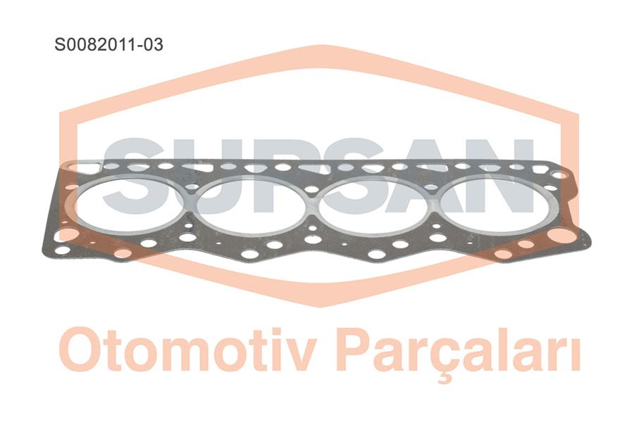 SUS-S0082011-03 Silindir Kapak Contasi Klingrit Sacli 3 Centik ( Fiat   Ducato 2.8td Renault   Master 2.8td Boxer Jumper Movano )