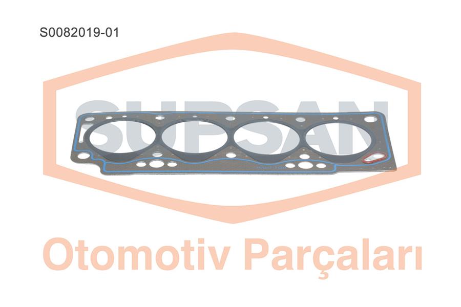 OTC-40152006 Silindir Kapak Contasi 1.5mm ( 2 Delik ) ( Renault   Kangoo Megane 1.9d F8q )