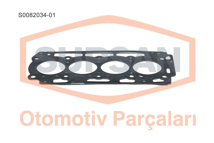 SUPSAN S0082034-01 Silindir Kapak Contasi Ford-Peugeot-Citroen 02> 1.4 Tdci Euro 4 2 Tirnak 1.25 Mm