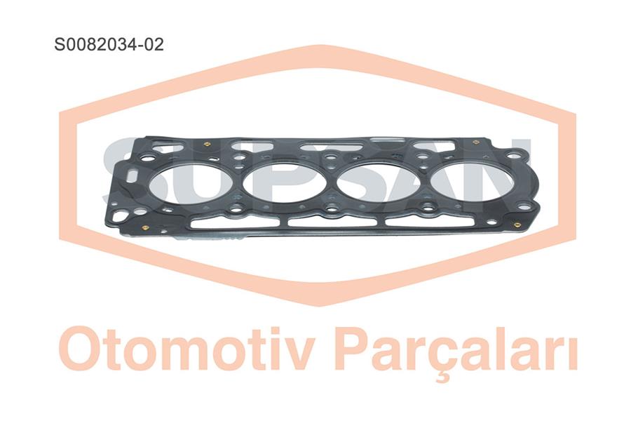 SUPSAN S0082034-02 Silindir Kapak Contasi Ford-Peugeot-Citroen 02> 1.4 Tdci Euro 4 3 Tirnak 1.30 Mm