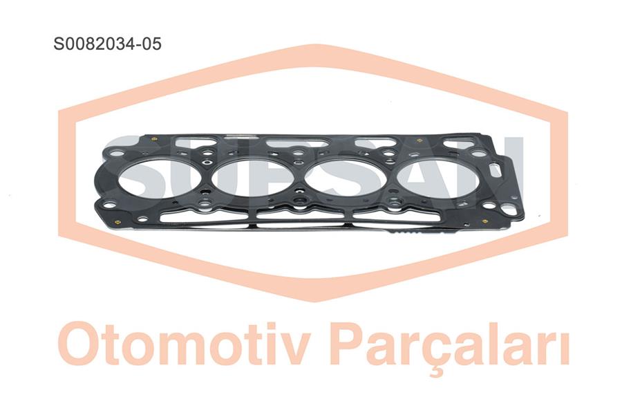 SUPSAN S0082034-05 Silindir Kapak Contasi Ford-Peugeot-Citroen 02> 1.4 Tdci Euro 4 5 Tirnak 1.45 Mm