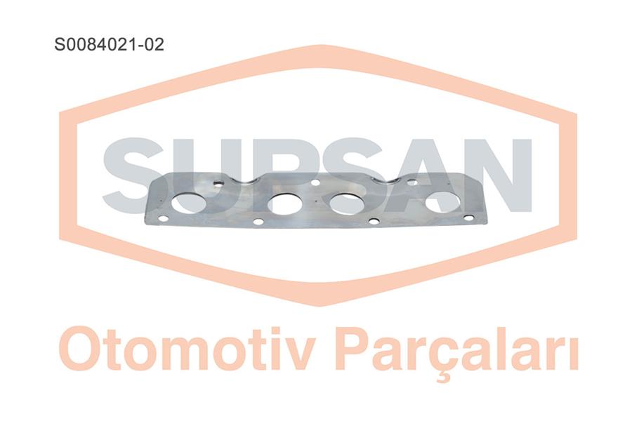 SUPSAN S0084021-02 Egzoz Manifold Conta Clio Ii 98>05 Kangoo 97> Megane I 96> Logan 06> Sandero 08> 1.4 E7j K7j 1.6 K7m