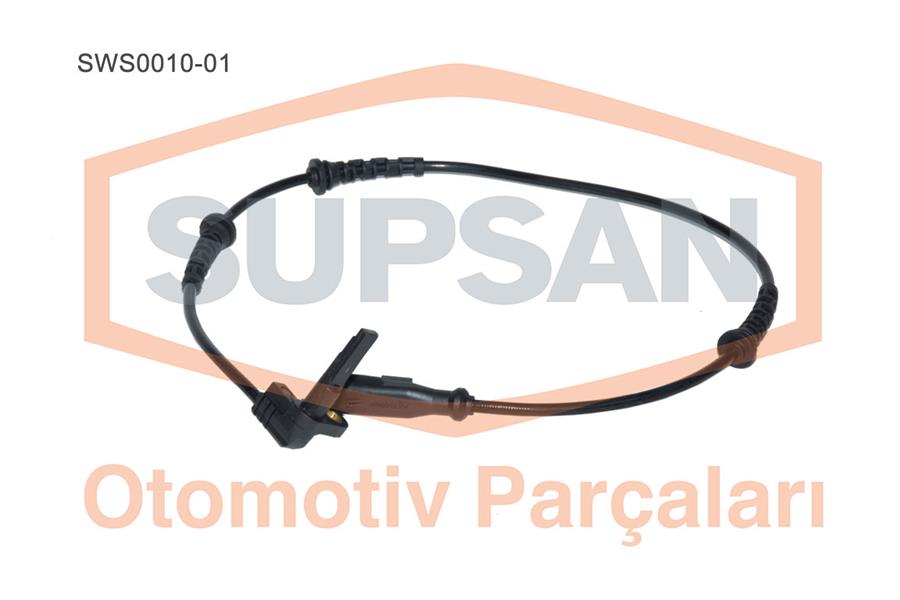 SUPSAN SWS0010-01 Abs Sensörü Ön Sağ-Sol Renault Megane Iii 09> Fluence 09> Dacia Duster 10>
