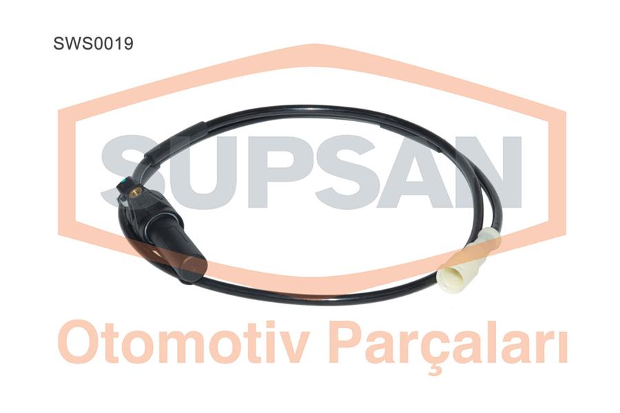 SUPSAN SWS0019 Sensör Abs Opel Corsa B Tigra A 1.4i - 1.4 16v C14nz-C14se-X14sz-X14xe - 1.6 16v C16sel-C16xe-X