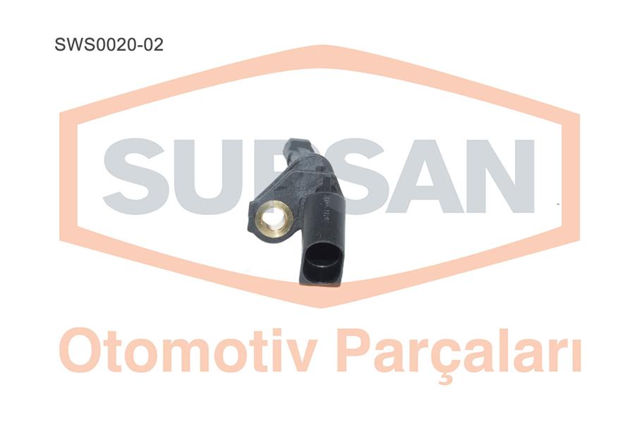 SUPSAN SWS0020-02 Sensör Abs Vw Golf V/Plus - Jetta - Passat 1.4 Tsi - 1.6 Fsi - 1.6 Tdi - 1.9 Tdi - 2.0 Fsi - 2.0 Sdi
