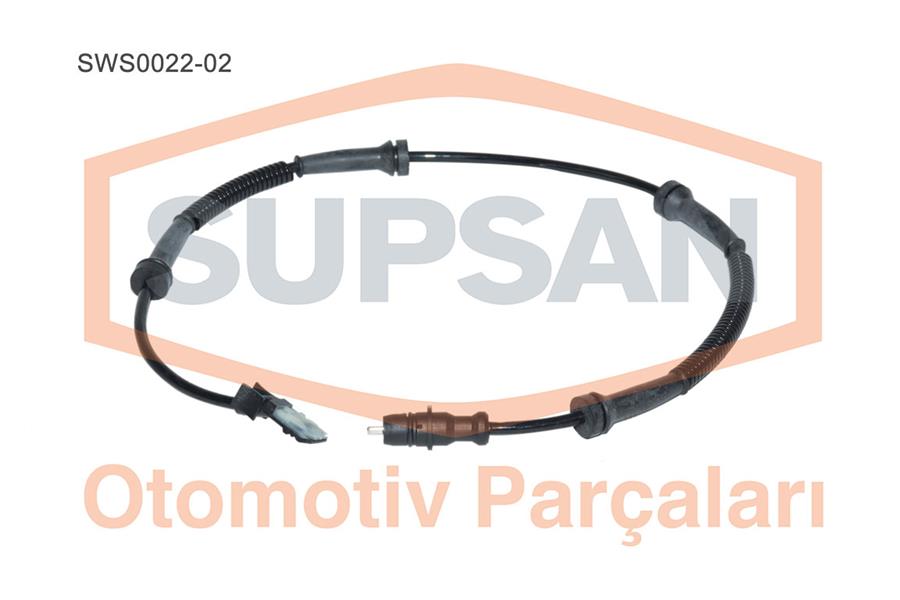 SUPSAN SWS0022-02 Sensör Abs Renault Trafic Ii 2.0 Dci M9r780-786 2.5 Dci G9u630-730 - 2.0 16v F4r820