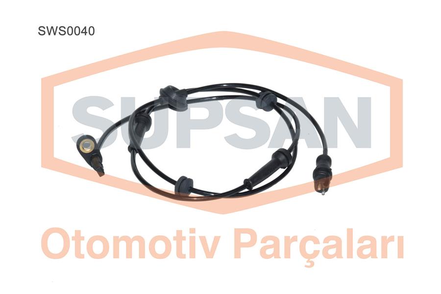 SUPSAN SWS0040 Abs Sensörü Ön Sol Fiat Doblo 01>08 1.3 Jtd-1.4-1.9jtd