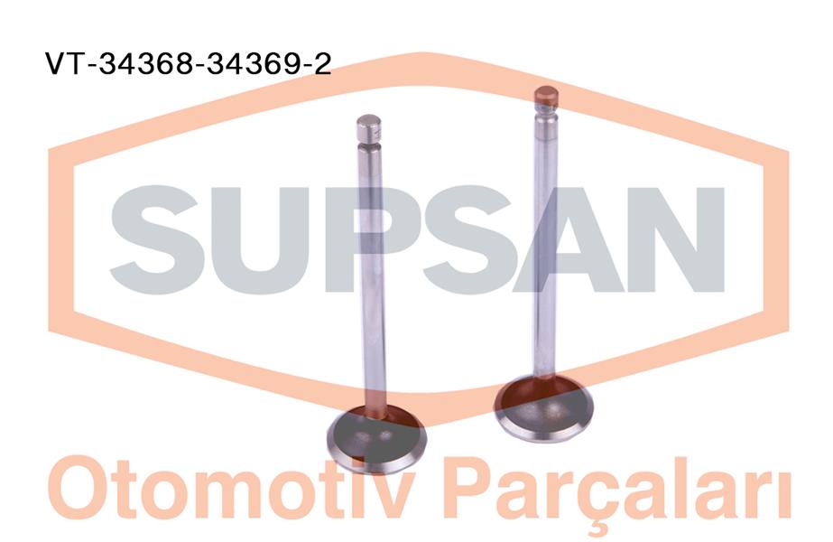 SUPSAN VT34368-34369-12 Supap Takim Cummins Qsb 5.9l 6 Silindir-Bmc Pro 625-Probus 24v-Isb6.7 Euro6