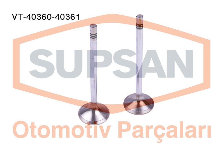 SUPSAN VT-40360-40361 Supap Takim Man Fortuna Mega Otobüs Tga 410 Kamyon Ve Tir Üç Tirnak Eng. 28.76 Td