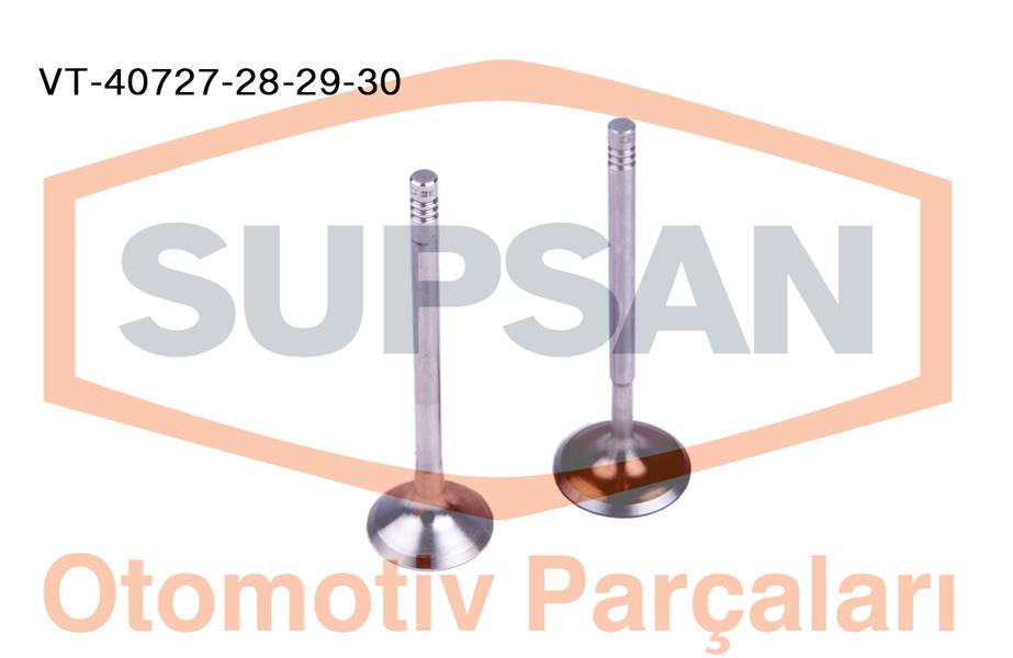 SUPSAN VT-40727-28-29-30 Supap Takim Vw Passat - Phaeton - Tuareg 3.2 - 3.6 V6 24v Eng. Bdl-Bhk-Bml-Bmx-Bws-Cbra