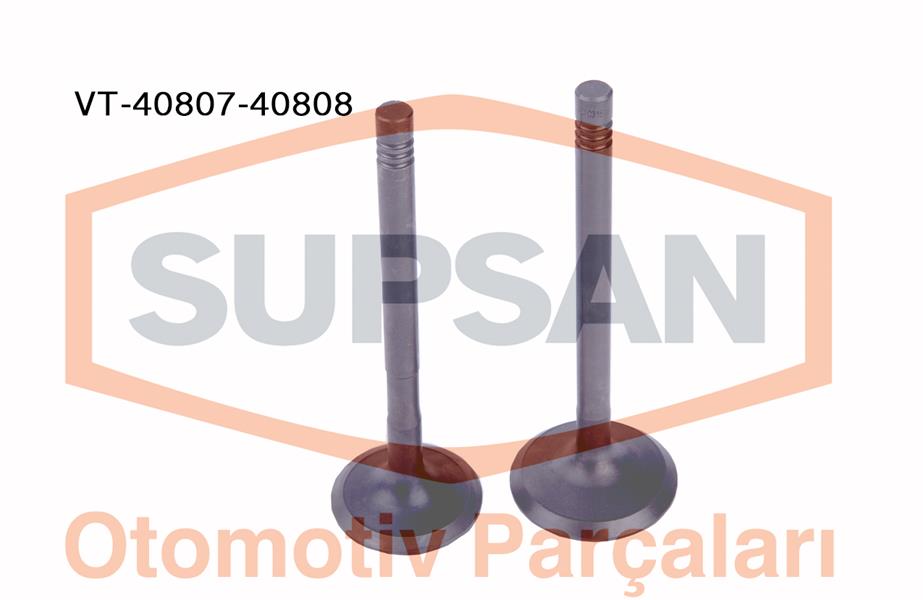 SUPSAN VT-40807-40808 Supap Takim Perkins Mf 266 Gold - Hattat Eng. Nk 1104d-44 / Nl 1104d-44t / Nm 1104d-44ta