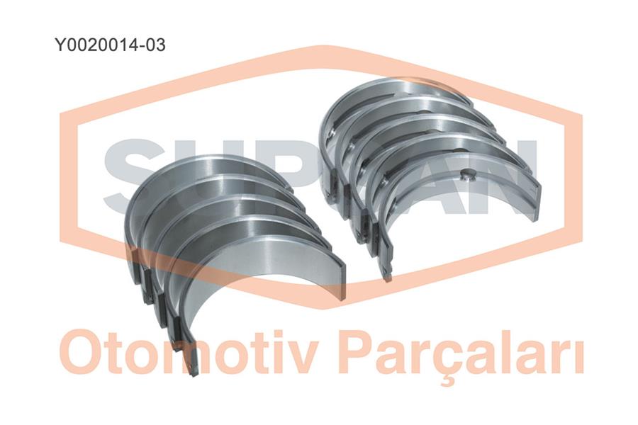YENMAK 21-M0160-100 Ana Yatak 1.00 Renault R9-R12 Megane 1.4 Clio 1.2 E7j