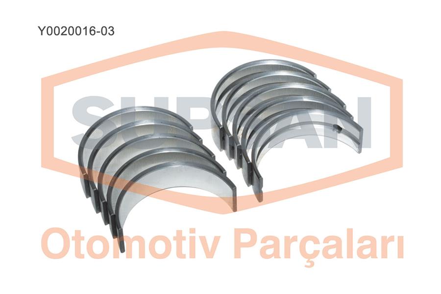 SUS-Y0020016-03 Ana Yatak 0.75 ( Renault   Kangoo 1.9d R19d Megane 1.9d Laguna 1.9d F8q Em Ym )