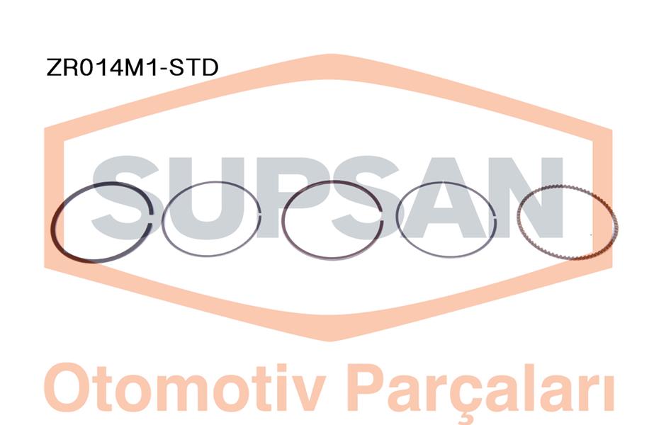 SUPSAN ZR014M1-STD Segman Renault Clio Ii 1.6 Rn/Rt Eng. K7m744-745-746 - Kangoo 1.6i Eng. K7m746 - Megane 1.6i Eng.