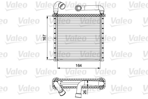 KALE-352180 Kalorifer Radyatoru (164x173x26) Golf Vii Passat B8 Arteon T-Roc Tiguan Crafter