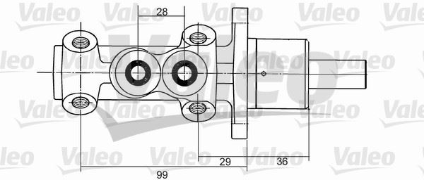 VAL-350824 Fren Ana Merkez Seat Cordoba 1993 - 2002 Ibiza Ii 1993 - 1999 Ibiza Iii 1999 - 2002 Inca 1995 - 2003