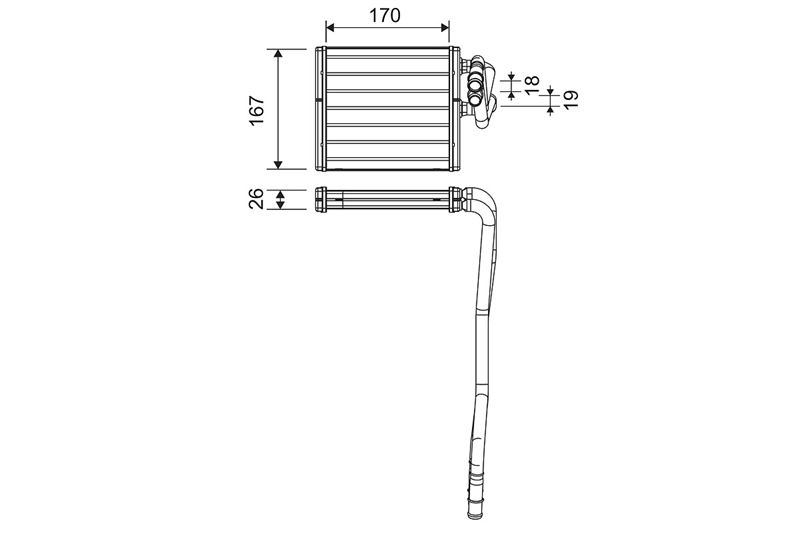 VALEO 811510 Kalorifer Radyatörü Ford Fiesta 08>