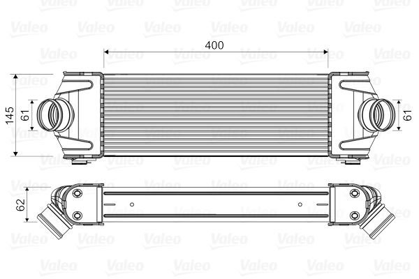 MAHLE CI328000S Turbo Radyatörü Intercooler Ford Transit 06> 2.2-2.4 Tdci