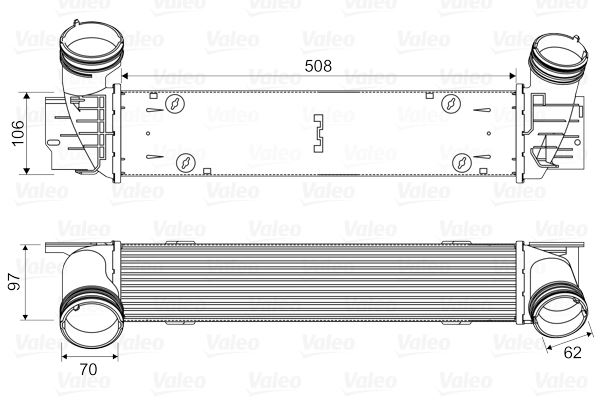 42-1401 Turbo Radyatoru (Intercooler) Bmw 3 Serisi (E90) 320 D 2005-2011 / 1 Serisi (E87) 120 D 2003-2012 /  X1 (E84) 2.0 D 2011-