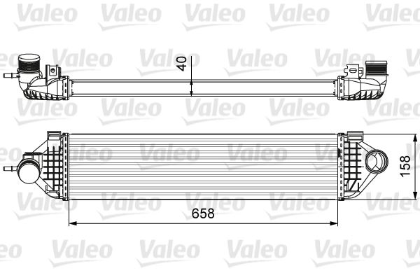 VALEO 818600 Turbo Radyatörü Ara Soğutucu Ford Focus-Cmax-Kuga-Connect 11> 1.6 Ecoboost Ecoboost Kuga 13> Transit Connect 13>