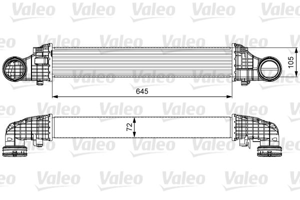 VALEO 818606 Turbosarj Radyatoru Mercedes W211 S211 C219