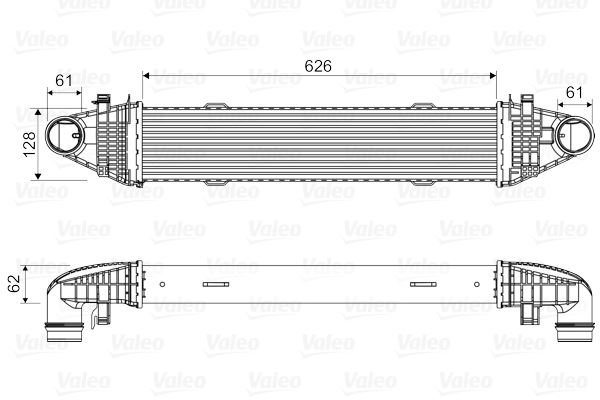 42-2815 Turbo Radyatoru (Intercooler) Mercedes C Serisi (W204) C 250 - E 200 Cdi - E 250 Cgi 2007-2014/ Slk (R172) 200 - 250 2011-