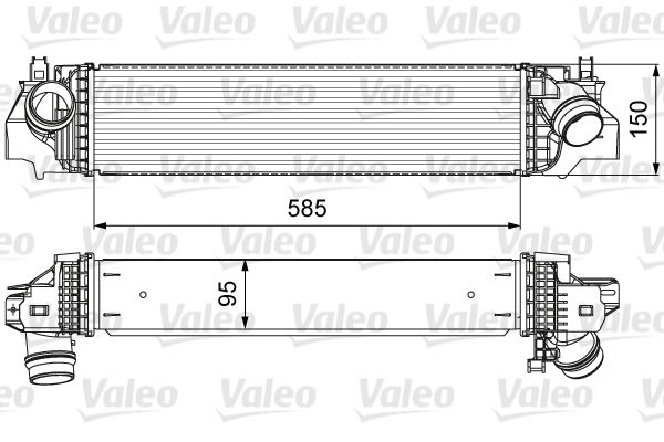 MGA-80862 Turbo Radyatoru (Bmw F40-F44-F45-F46-F48-F39 /  Mini F54-F55-F56-F57-F60 / Dizel )  Premium Line