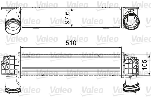 VAL-818664 Turbo Radyatoru Bmw 3 (E90) 325 D 330 D 335 D  3 Cabrio (E93) 3 Coupe (E92)