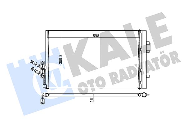 KAL 352610 Klima Radyatörü 64539216143 X3 F25-X4 F26