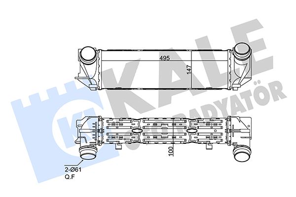 42-1420 Turbo Radyatoru (Intercooler) Bmw 5 (F10) 520 I 184 Hp 1996-2003