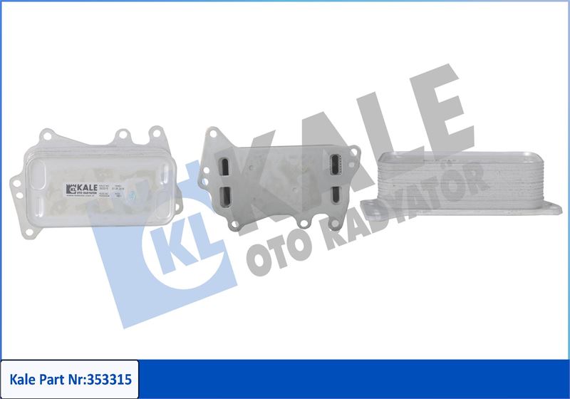 KALE 353315 Otomatik Sanziman Yag Sogutucusu Bmw N47 F20 F21 F22 E90 E91 E92 E93 F30 F31 F34 F32 F33 F36 F07 F10 F11 E84 F25 F15
