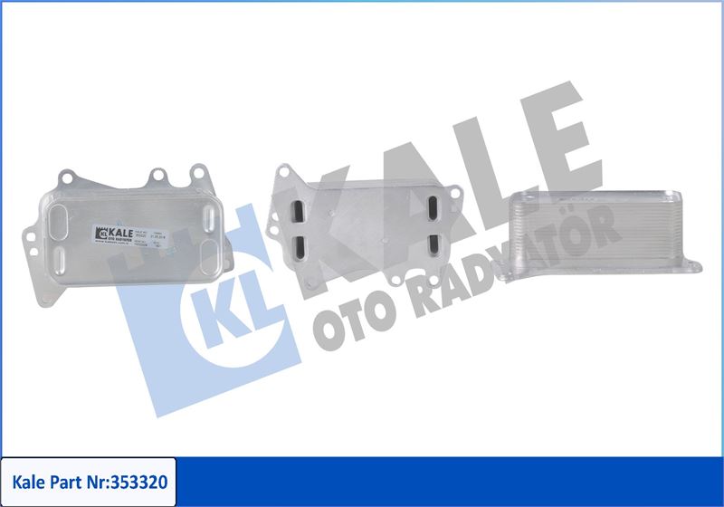 KALE 353320 Otomatik Sanziman Yag Sogutucusu Bmw N57 F30 F31 F34 F32 F33 F36 F07 F10 F11 F06 F12 F13 F01 F02 F25 F26 E70 F15 E71 F16