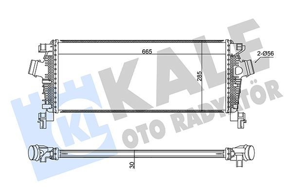 KALE 350925 İntercooler Al/Pl/Brz Chevrolet Cruze-Opel Insignia-Zafira Tourer C