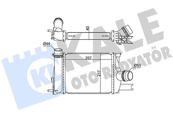 KALE 352255 Turbo Radyatörü Intercooler Renault Clio Iv 0.9 Tce 12 > Dacia Logan Ii-Mcv Ii-Sandero Ii12 >