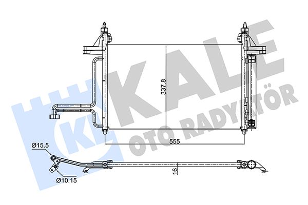 43-1816 Klima Radyatoru Fiat Stilo (192) 1.2 16v 2001-2010
