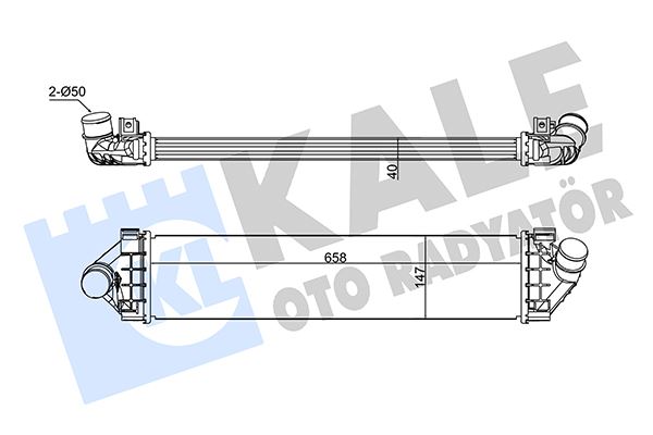 MAHLE CI190000S Turbo Radyatörü Ford Focus-Cmax-Kuga Smax 05> 1.6 Tdci