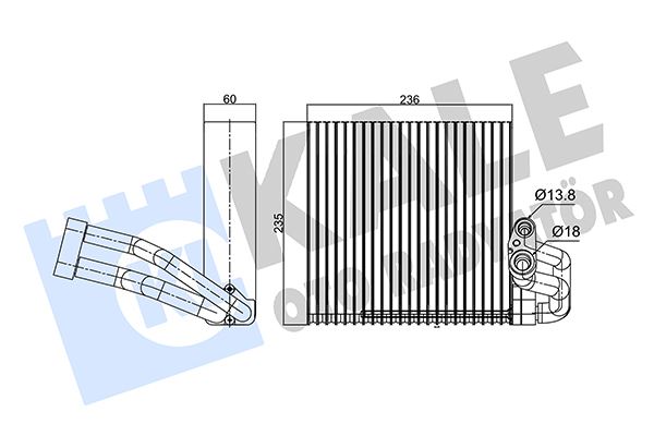 KALE 350135 Klima Evaporator Ford Focus-Cmax 04>