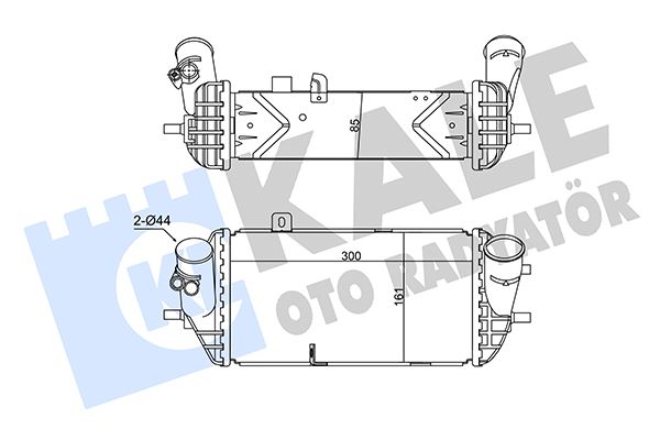 KALE 350785 İntercooler Al/Pl/Brz İ20-İ30-Kia Cee D-Pro Cee D-Rio Iii