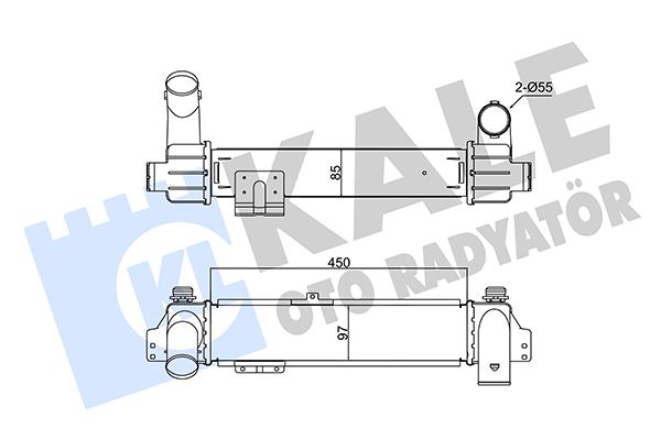 KALE 350935 İntercooler Al/Pl/Brz Sorento