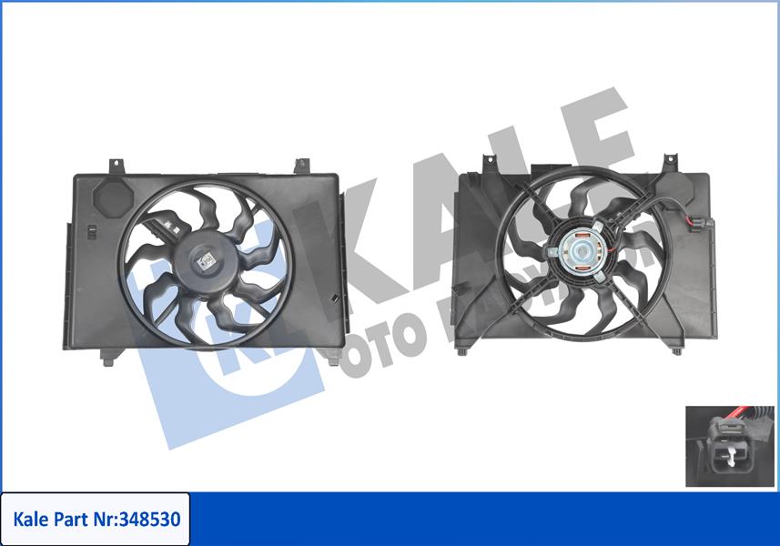 MGA-83457 Fan Motoru Davlumbazli Accent Era 1,5 Crdi 2006 / Rio 1,5 Crdi 2006
