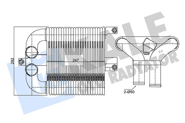 KALE 350945 İntercooler Al/Pl/Brz D-Max I
