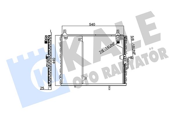 KAL 354065 Klima Radyatörü  124