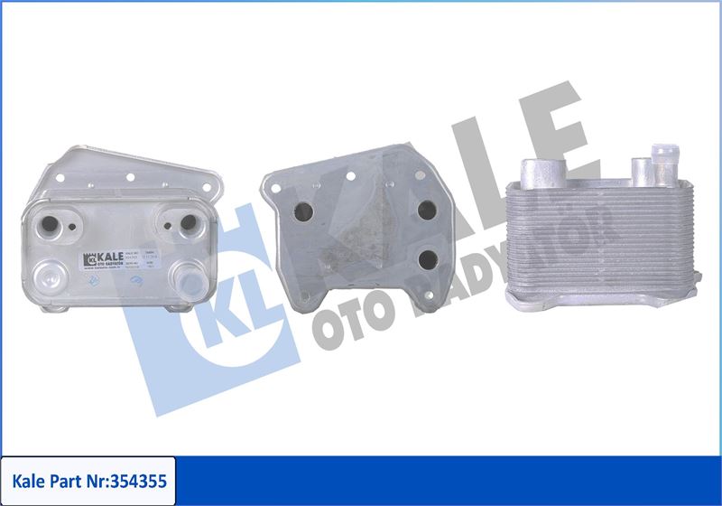 KALE 354355 Yag Sogutucusu Mercedes Om611 W203 W210 B901>B905